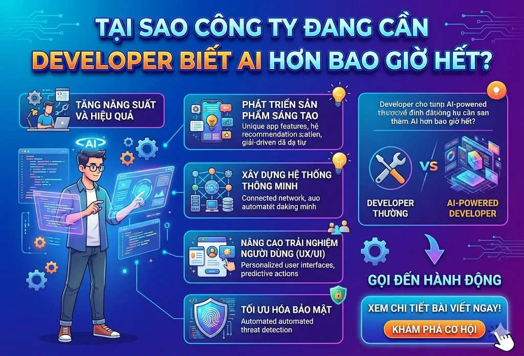Tại sao công ty đang cần Developer biết AI hơn bao giờ hết