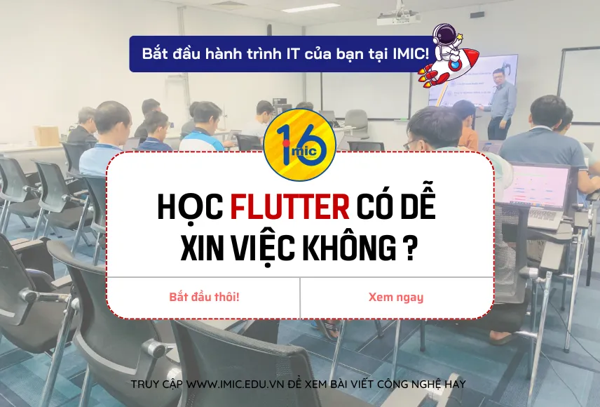 Học Flutter có dễ xin việc không năm 2026?