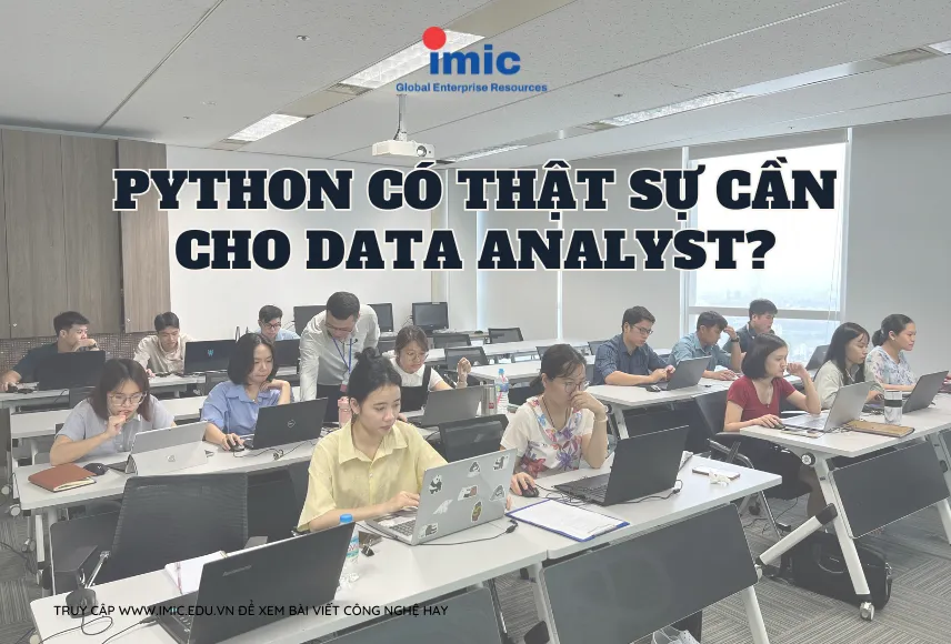 Python có thật sự cần cho Data Analyst? Góc nhìn thực tế từ thị trường Việt Nam 2025