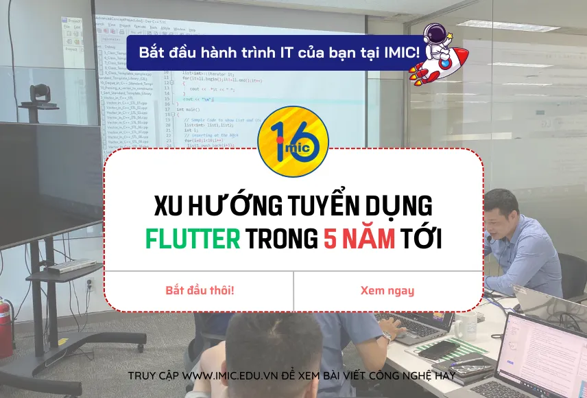 Xu hướng tuyển dụng Flutter trong 5 năm tới